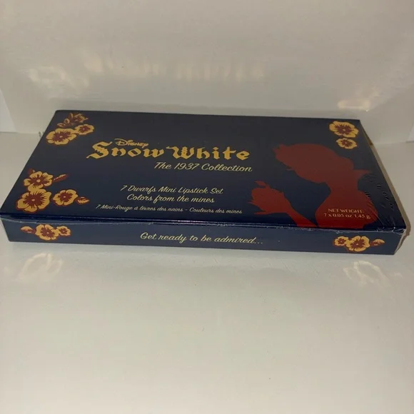 Disney Snow White 1937 Collection Mini Lipstick Set by Besame RARE NEW/SEALED - Picture 7 of 9